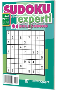 Sudoku pentru experti. 91 grile sudoku. Numarul 158