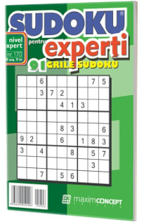 Sudoku pentru experti. 91 grile sudoku. Numarul 170