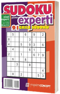 Sudoku pentru experti. 91 grile sudoku. Numarul 172