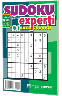 Sudoku pentru experti nr. 183 Sudoku pentru experti nr. 183