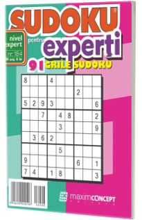 Sudoku pentru experti nr. 184 Sudoku pentru experti nr. 184