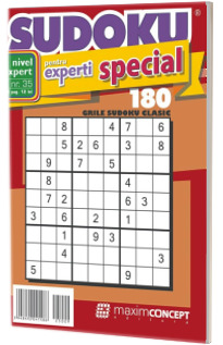 Sudoku pentru experti special, numarul 35. 180 de grile sudoku clasic