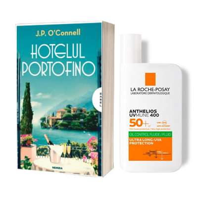 Summer kit - Hotelul Portofino si Fluid oil control cu protectie solara SPF 50