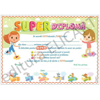 Super Diploma (avioane cu personaje)