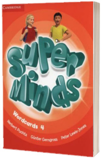 Super Minds Level 4. Wordcards (Pack of 89)