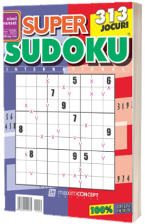 Super Sudoku, numarul 195. Nivel avansat