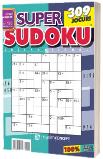 Super Sudoku, numarul 196. Nivel avansat