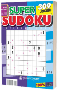 Super Sudoku, numarul 198. Nivel avansat