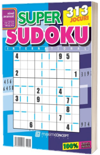 Super Sudoku, numarul 210. Nivel avansat