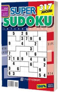 Super Sudoku, numarul 211. Nivel avansat