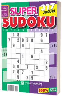 Super Sudoku, numarul 217. Nivel avansat
