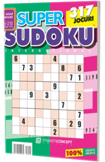 Super Sudoku, numarul 219. Nivel avansat