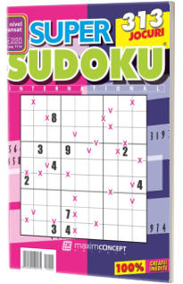 Super Sudoku, numarul 220. Nivel avansat