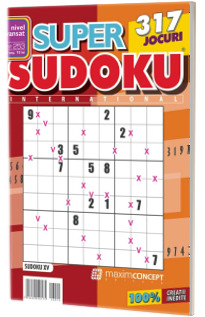 Super Sudoku, numarul 253. Nivel avansat