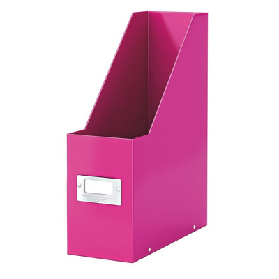 Suport vertical pentru cataloage, carton laminat - roz, Leitz