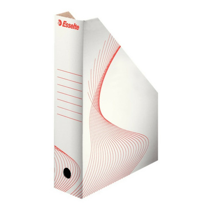 Suport vertical pentru cataloage, din carton alb, Esselte