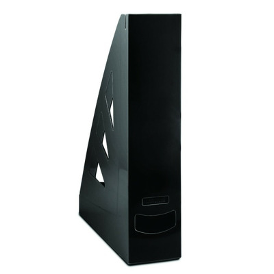 Suport vertical plastic pentru cataloage Office Products - negru