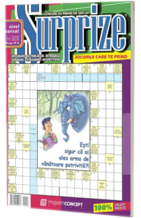 Surprize, numarul 305. Revista de integrame cu grad avansat de dificultate