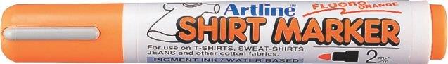 T-Shirt portocaliu fluorescent, corp plastic si varf rotund 2.0mm
