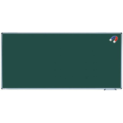 Tabla scolara monobloc verde 2000X1200