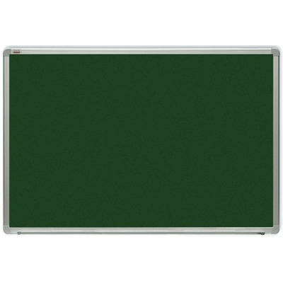 Tabla verde magnetica cu rama din aluminiu, 120 x 150 cm, pentru creta, Optima