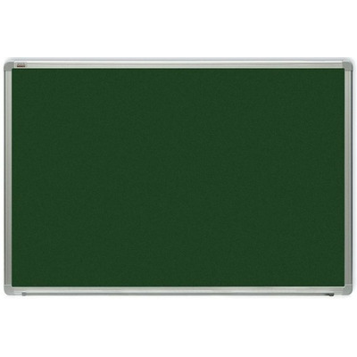 Tabla verde magnetica cu rama din aluminiu, 120 x 180 cm, pentru creta, Optima