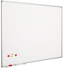 Tabla alba magnetica 100 x 200 cm, profil aluminiu SL, Smit