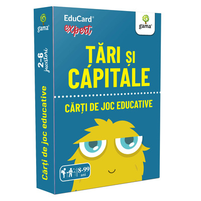 Tari si capitale (Carti de joc educative)