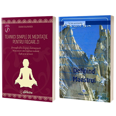 Set 2 carti - Definind Maestrul si Tehnici simple de meditatie pentru fiecare zi