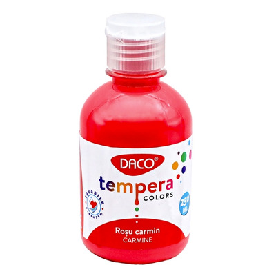 Tempera 250 ml Rosu carmin DACO TE250RC