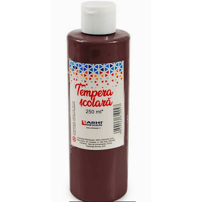 Tempera scolara 250 ml, Maro