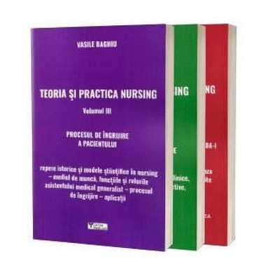 Teoria si practica nursing, set de 3 carti, Vasile Baghiu