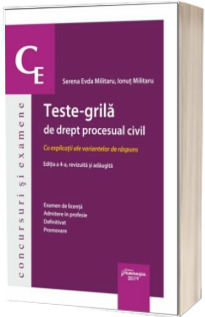 Teste-grila de drept procesual civil. Editia a 4-a