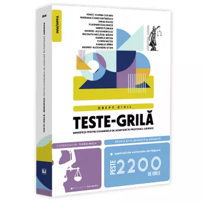 Teste-grila, minispete pentru examenele de admitere in profesiile juridice. Drept civil, Editia a XII-a, revazuta si adaugita