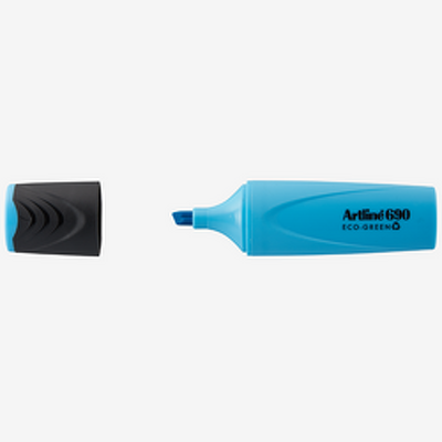 Textmarker 690 Eco Green, varf tesit 1.0-4.0mm - bleu