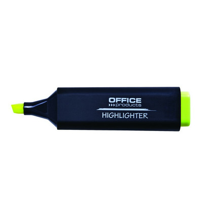 Textmarker cu varf lat, galben