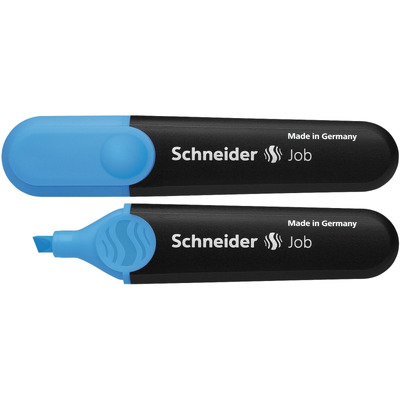 Textmarker Schneider Job, varf tesit 1 5mm - albastru