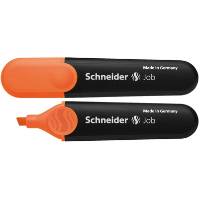 Textmarker Schneider Job, varf tesit 1 5mm - orange