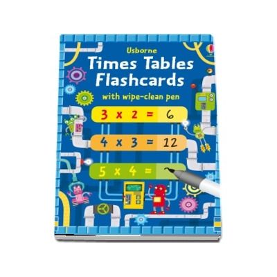 Times tables flash cards