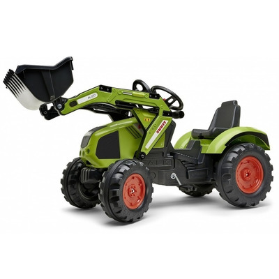 Tractor Excavator pentru copii cu pedale, verde