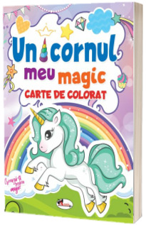 Unicornul meu magic, carte de colorat