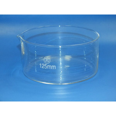 Vas de cristalizare cu cioc 125mm