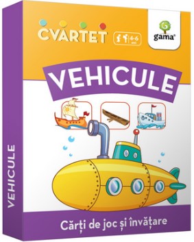 Vehicule - Carti de joc si invatare (Colectia Cvartet 4-6 ani) Vehicule - Carti de joc si invatare (Colectia Cvartet 4-6 ani)