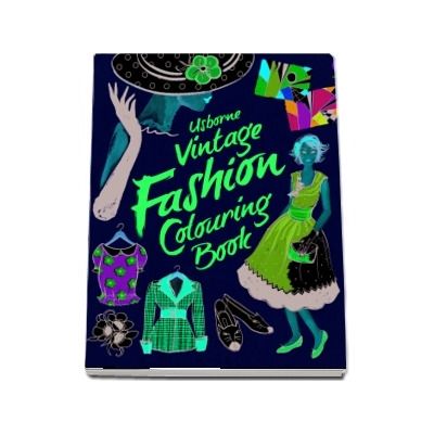 Vintage fashion colouring book