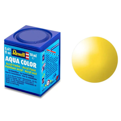 Vopsea acrilica galben lucios pentru modelism Revell 18 ml