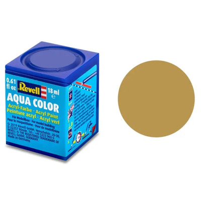 Vopsea acrilica galben nisipiu mat pentru modelism Revell 18 ml