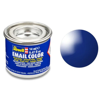 Vopsea albastru marin lucios pentru modelism Revell 14 ml