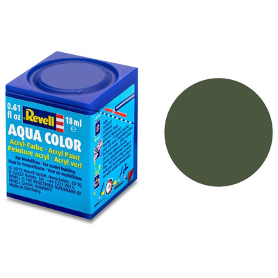 Vopsea Pe Baza De Apa Revell Matt Bronze Green Ral 6031 18Ml