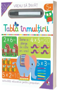 Vreau sa invat. Tabla inmultirii