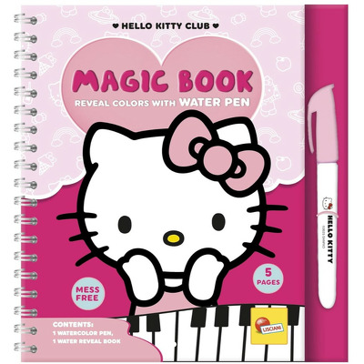 Waterbook: Carte de colorat cu apa - Hello Kitty